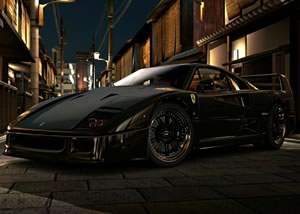 Ferrari-f40-black